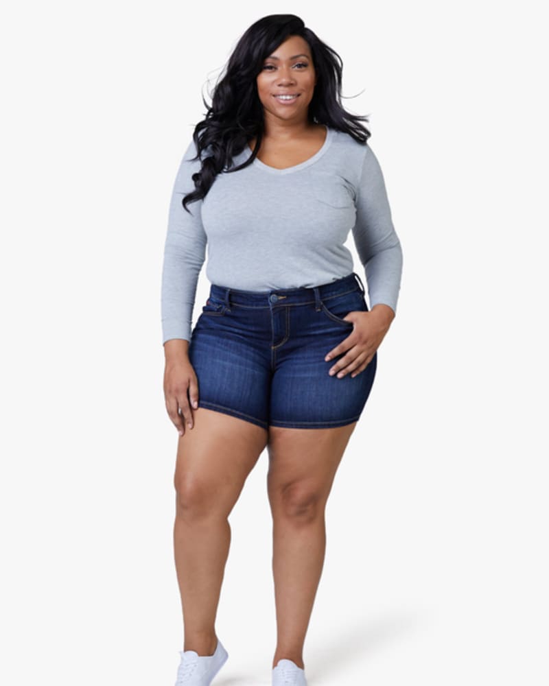 Short jean plus size hotsell